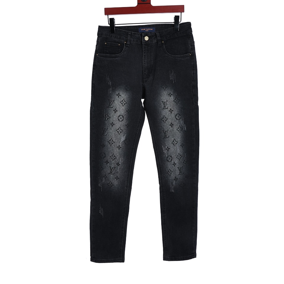 Cheap Replica Louis Vuitton New Jeans Street Style Jeans Black#NTS171 ...