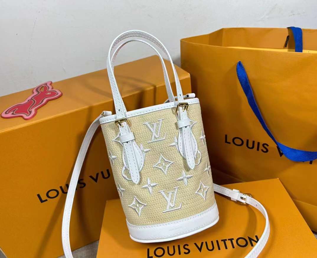 Replica Louis Vuitton Nano Lockme Bucket M69205 Fake Wholesale