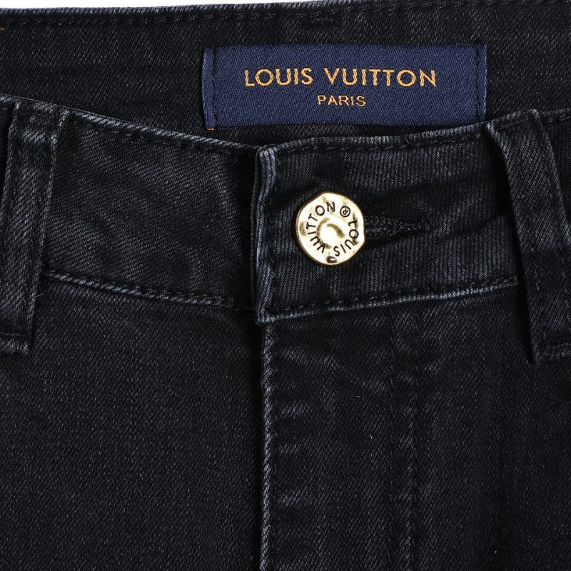 Cheap Replica Louis Vuitton New Jeans Street Style Jeans Black#NTS171 ...